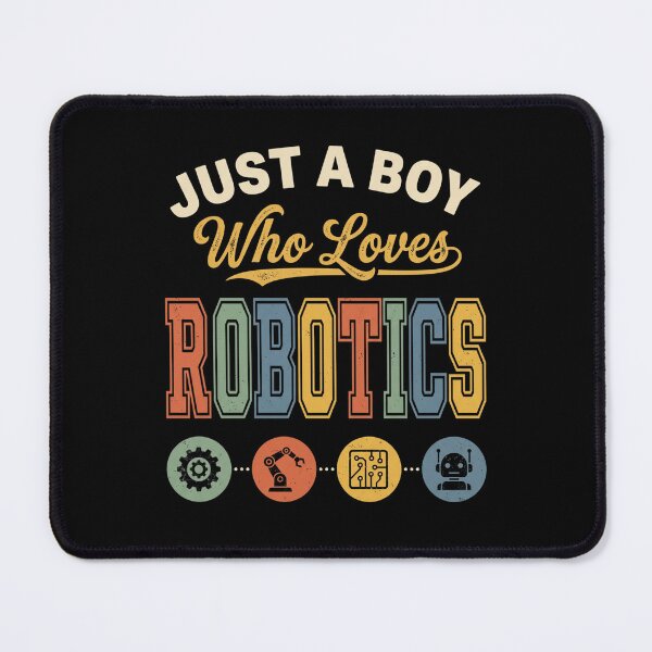 Aperçu de l'œuvre Just A Boy Who Loves Robotics STEM Hobbyist Student créée et vendue par cerademarts.