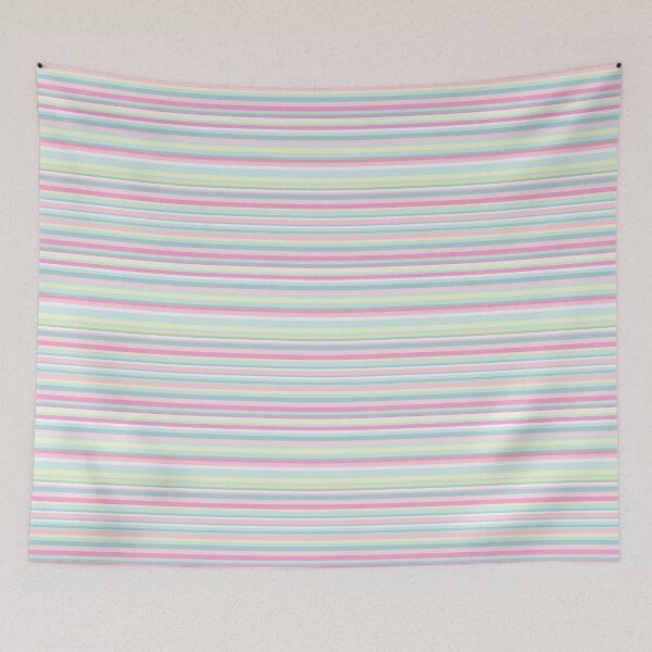 Item preview, Colorful 2000s pastel stripes designed and sold by kassiopeiia.