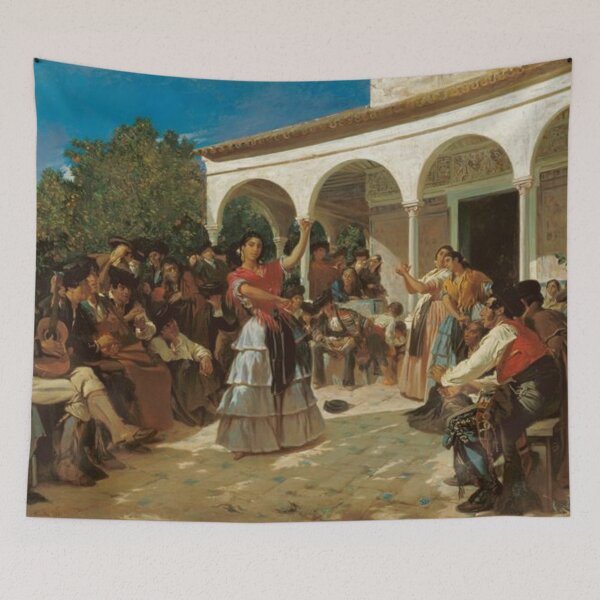 Aperçu de l'œuvre Une danse gitane dans les jardins de l'Alcázar créée et vendue par SharonTheFirst.