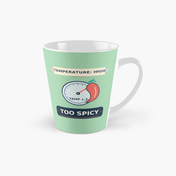 Item preview, Temperature Too Spicy - Funny LLM Sampling Humor designed and sold by Ink and Wink.