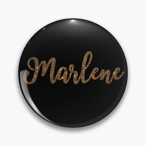 Item preview, Marlene Golden Sparkly Personalised Name Design designed and sold by CamilasPrints.