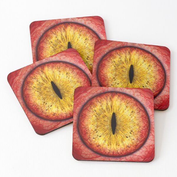 Item preview, Red and Yellow Cat Eye Iris Extreme Close Up — Fiery Cat's Eye Macro designed and sold by Stevercortinas.