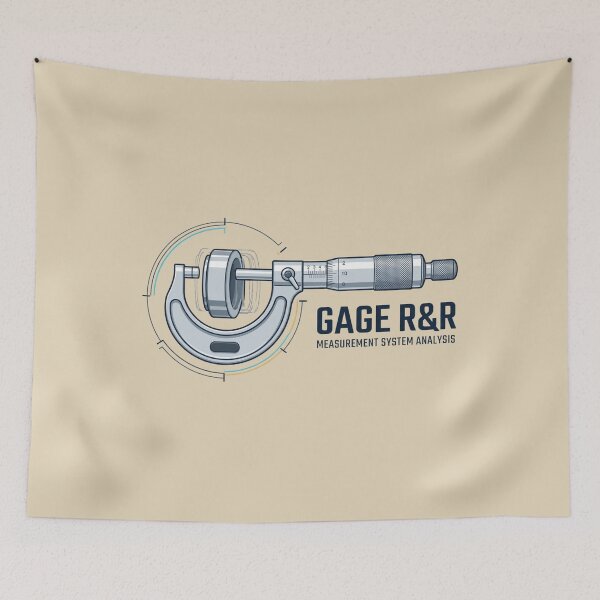Item preview, Gage R&R Measurement System Analysis Design designed and sold by Amr Darwish Graphic designer.