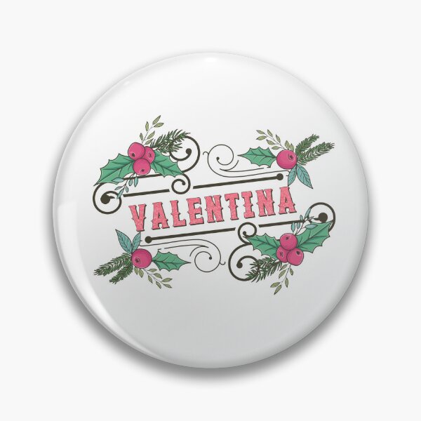 Item preview, Valentina Personalized Custom Christmas Name - Cool & Funny Design for Women and Girls designed and sold by Watsonarts.