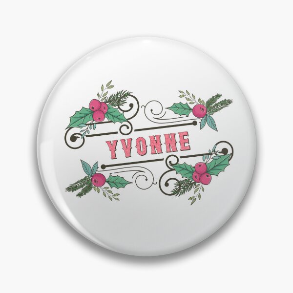 Item preview, Yvonne Personalized Custom Christmas Name - Cool & Funny Design for Women and Girls designed and sold by Watsonarts.