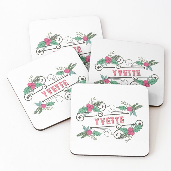 Item preview, Yvette Personalized Custom Christmas Name - Cool & Funny Design for Women and Girls designed and sold by Watsonarts.