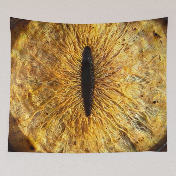 Item preview, Gold Cat Eye Iris Extreme Close Up — Golden Cat's Eye Macro Full Frame designed and sold by Stevercortinas.