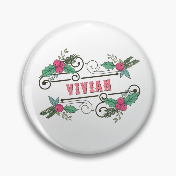 Item preview, Vivian Personalized Custom Christmas Name - Cool & Funny Design for Women and Girls designed and sold by Watsonarts.