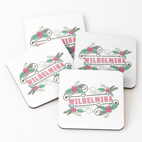 Item preview, Wilhelmina Personalized Custom Christmas Name - Cool & Funny Design for Women and Girls designed and sold by Watsonarts.