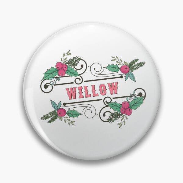 Item preview, Willow Personalized Custom Christmas Name - Cool & Funny Design for Women and Girls designed and sold by Watsonarts.