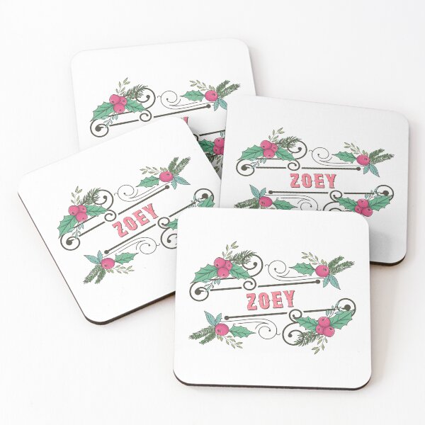 Item preview, Zoey Personalized Custom Christmas Name - Cool & Funny Design for Women and Girls designed and sold by Watsonarts.