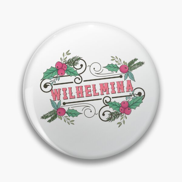Item preview, Wilhelmina Personalized Custom Christmas Name - Cool & Funny Design for Women and Girls designed and sold by Watsonarts.