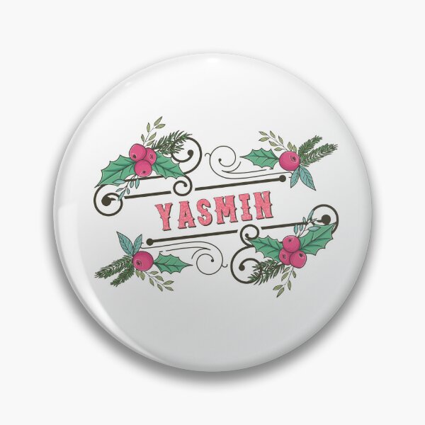 Item preview, Yasmin Personalized Custom Christmas Name - Cool & Funny Design for Women and Girls designed and sold by Watsonarts.