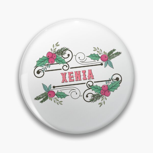 Item preview, Xenia Personalized Custom Christmas Name - Cool & Funny Design for Women and Girls designed and sold by Watsonarts.