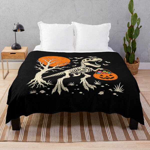 Item preview, Skeleton Dinosaur Halloween Candy Moon Bats designed and sold by SoyLamderma.