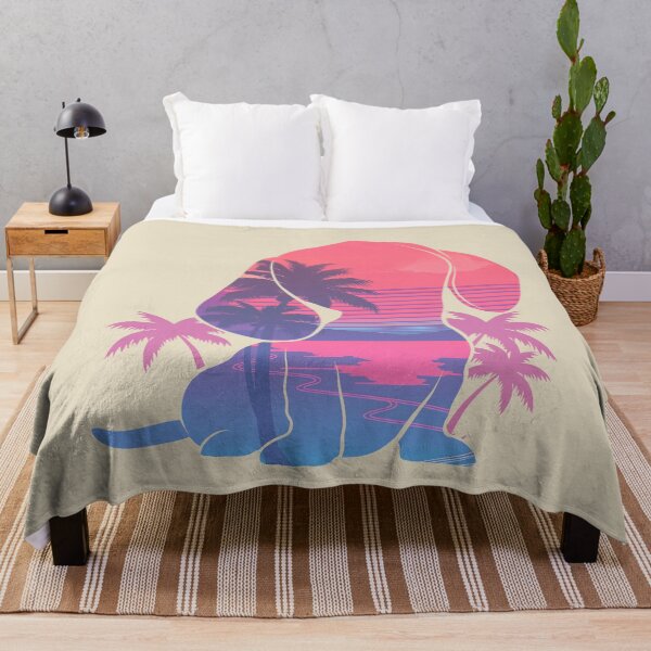 Item preview, Cute Puppy Tropical Retro Synthwave designed and sold by mustbewhy.