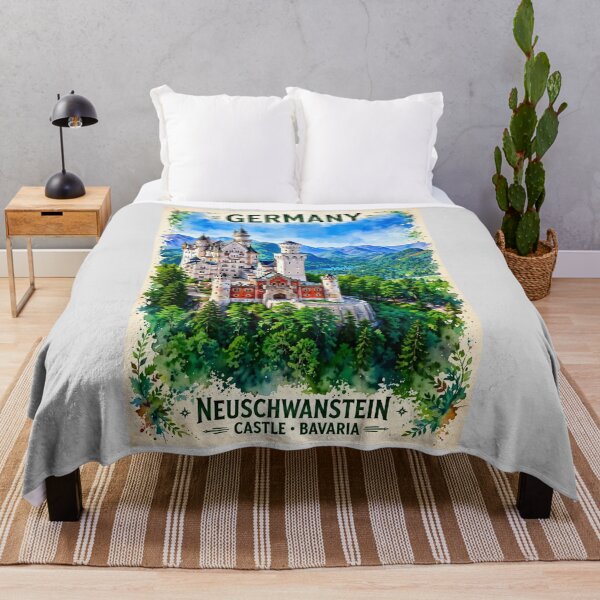 Item preview, Germany — Neuschwanstein Castle — Hidden Among the Alpine Forest designed and sold by DibujandoPorfa.