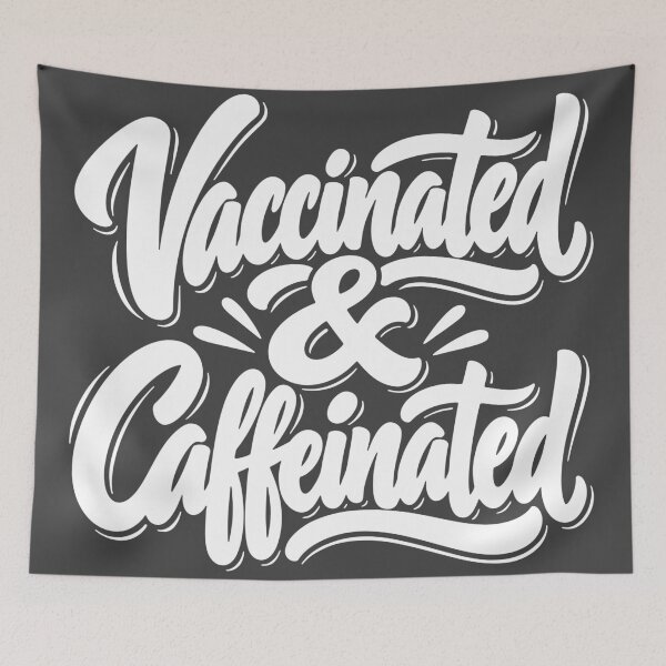 Item preview, Vaccinated and Caffeinated – Funny Nurse T-Shirt RN Gift Healthcare Worker Coffee designed and sold by KiwyStudio.