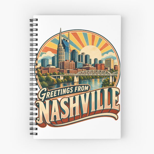 Item preview, Nashville Greetings from a Sunburst Riverfront designed and sold by Fenay Designs.
