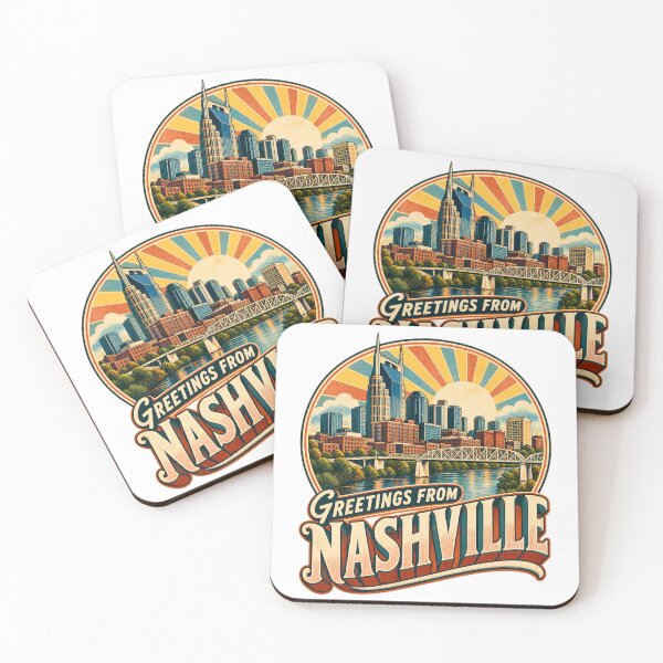 Item preview, Nashville Greetings from a Sunburst Riverfront designed and sold by Fenay Designs.