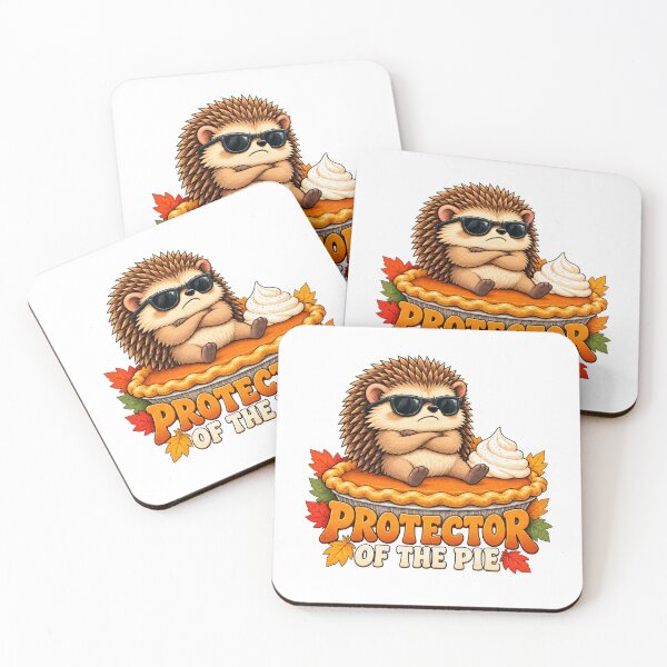 Item preview, Protector Of The Pie Thanksgiving Hedgehog Dessert Humor designed and sold by ArtDesignTp.