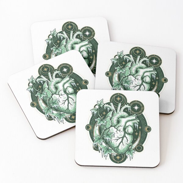 Item preview, Mystic Witchcore Anatomical Heart Winter Ivy Celestial designed and sold by m.mmado.