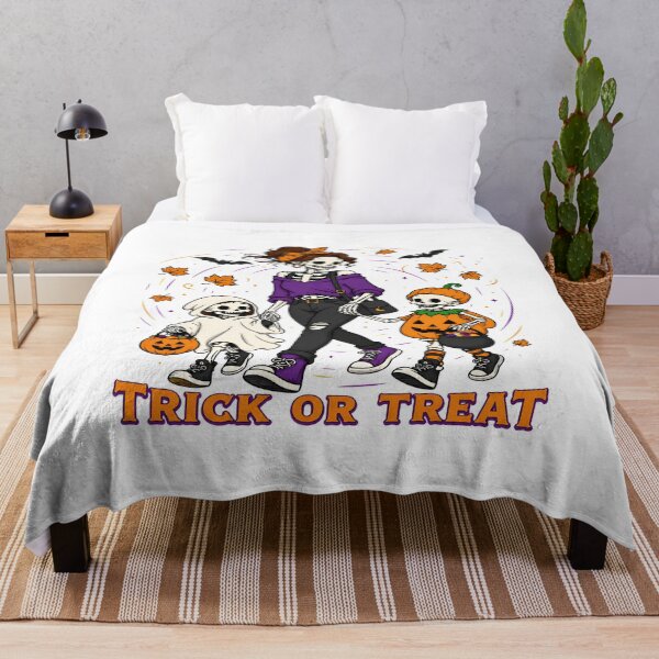 Item preview, Skeleton Family Trick Or Treat Halloween Art designed and sold by SoyLamderma.
