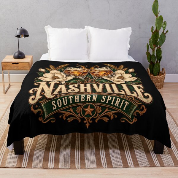 Item preview, Nashville Southern Spirit Whiskey Toast and Magnolias designed and sold by Fenay Designs.