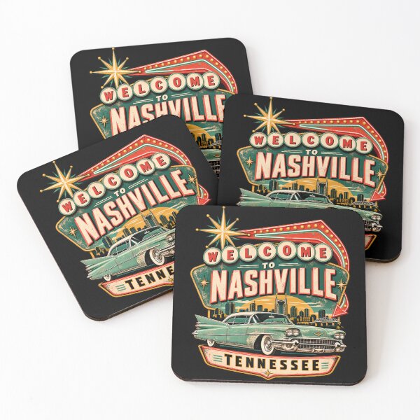 Item preview, Nashville Welcome Sign and Mint Vintage Cruiser designed and sold by Fenay Designs.