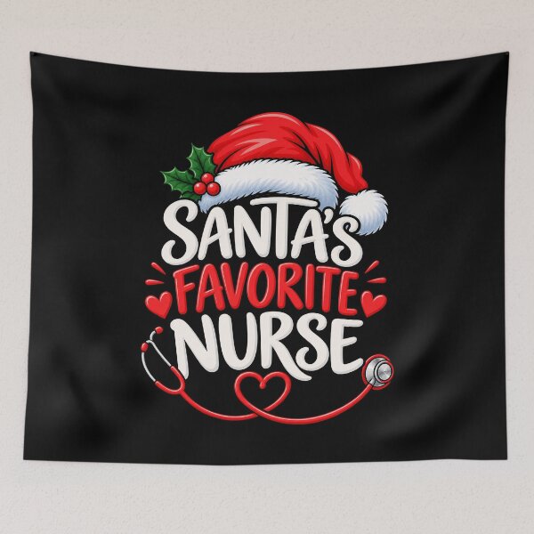 Item preview, Santa's Favorite Nurse Holiday Design designed and sold by rafaeltto.