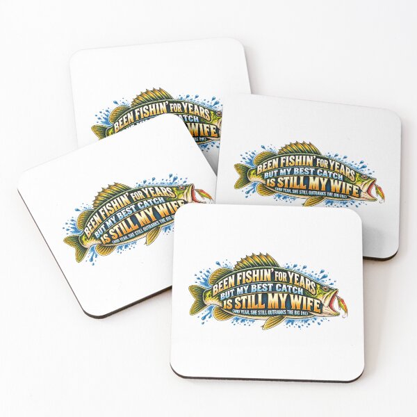 Item preview, I Fish With My Wife Funny Fishing Husband Humor designed and sold by ArtDesignTp.