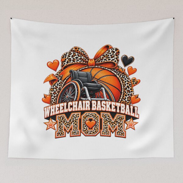 Item preview, Wheelchair Basketball Mom Adaptive Sports Supporter designed and sold by ArtDesignTp.