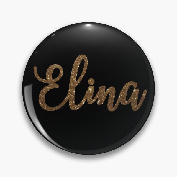 Item preview, Elina Golden Sparkly Personalised Name Design designed and sold by CamilasPrints.