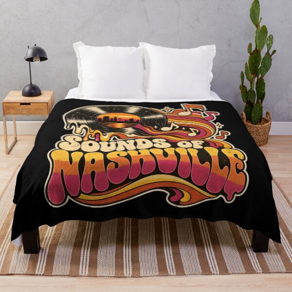 Item preview, Nashville Sounds in Melting Vinyl and Groovy Waves designed and sold by Fenay Designs.