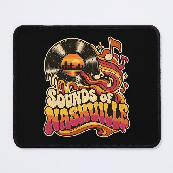 Item preview, Nashville Sounds in Melting Vinyl and Groovy Waves designed and sold by Fenay Designs.