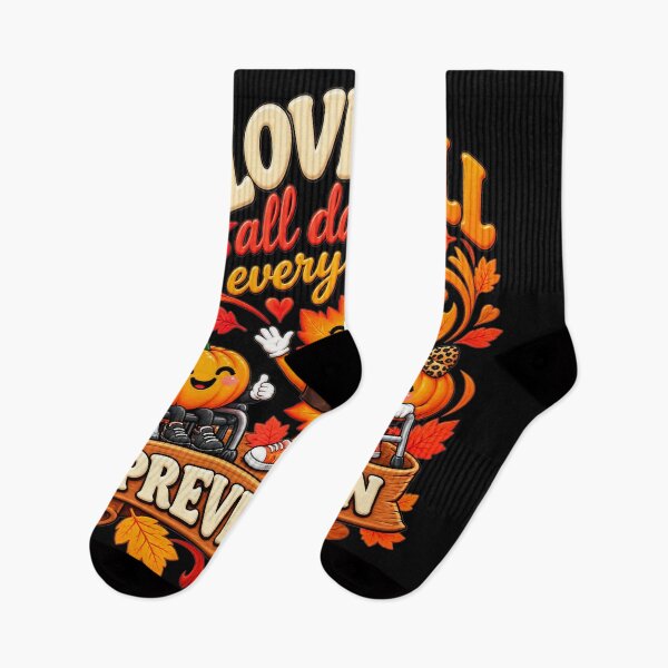 Item preview, I Love Fall Prevention Nurse Physical Therapy Autumn PT OT designed and sold by ArtDesignTp.
