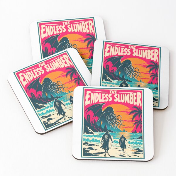 Item preview, H. P. Lovecraft: Endless Slumber Surf Sunset designed and sold by Fenay Designs.