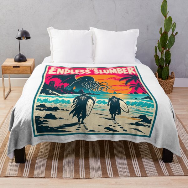 Item preview, H. P. Lovecraft: Endless Slumber Surf Sunset designed and sold by Fenay Designs.