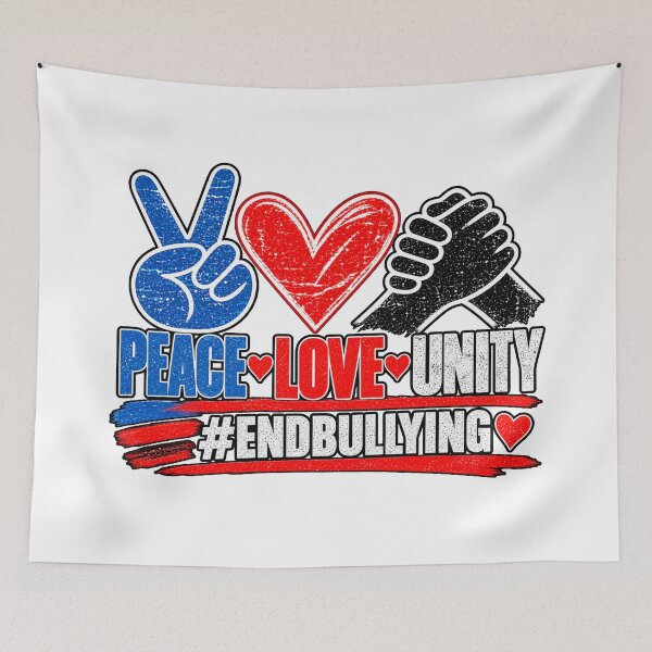 Item preview, Peace Love Unity Day Be Kind Anti Bullying Orange designed and sold by ArtDesignTp.
