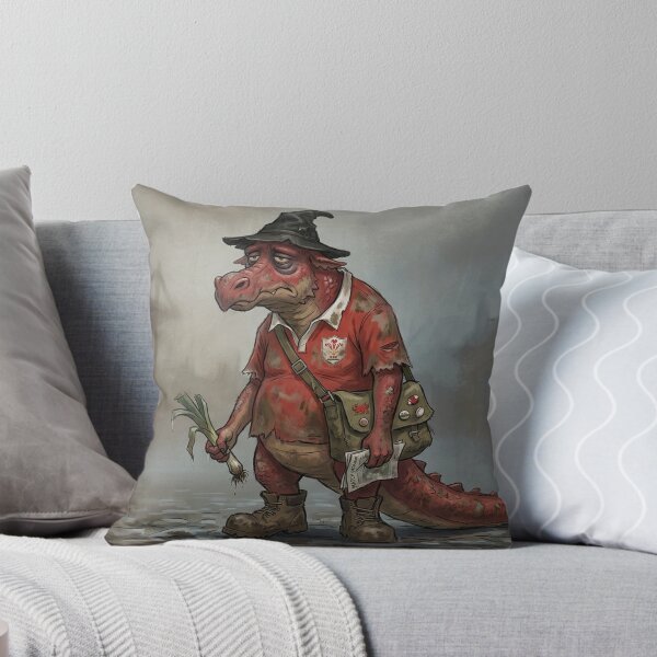 Item preview, Funny Welsh Dragon Rugby Fan Art Cymru Sports Illustration designed and sold by Englandbear.