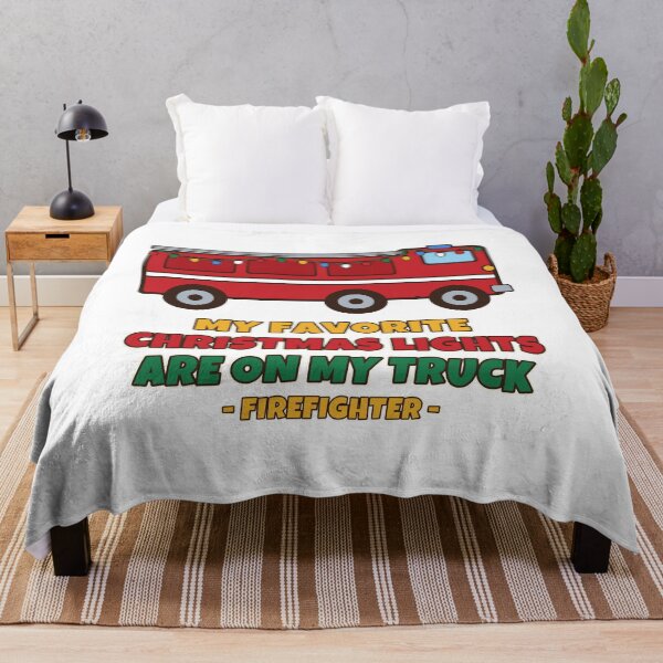 Item preview, My Favorite Christmas Lights Are On My Truck Funny Firefighter Christmas designed and sold by Bornprints.