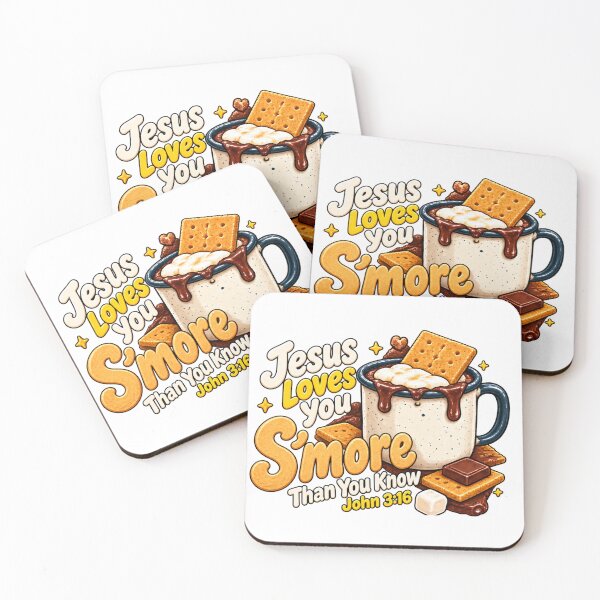 Item preview, Jesus Loves You S'More Than You Know John 3:16 Bible Verse designed and sold by ArtDesignTp.