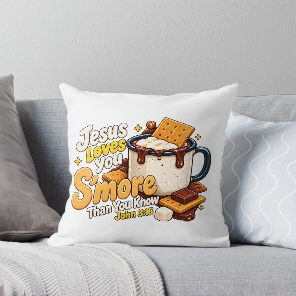 Item preview, Jesus Loves You S'More Than You Know John 3:16 Bible Verse designed and sold by ArtDesignTp.