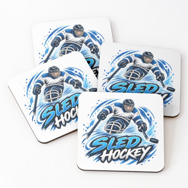Item preview, Sled Hockey Player Adaptive Sports Athlete designed and sold by ArtDesignTp.