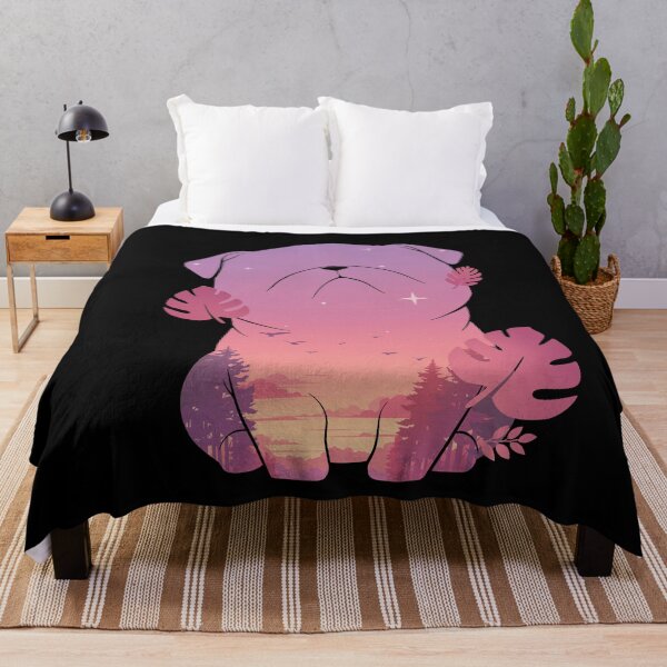 Item preview, Bulldog Puppy Nature Sunset designed and sold by mustbewhy.