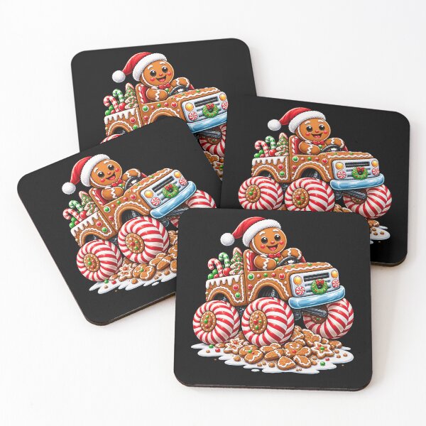 Item preview, Gingerbread Truck with Candy Wheels for Christmas Cheer designed and sold by rafaeltto.