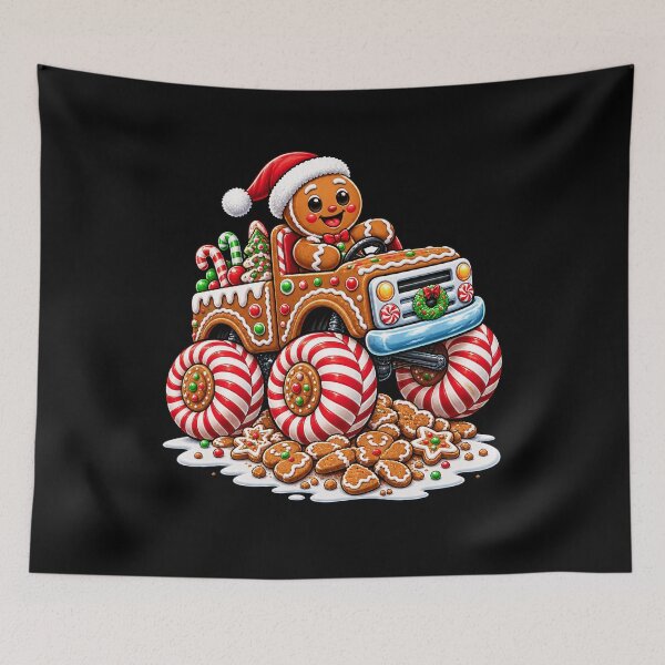 Item preview, Gingerbread Truck with Candy Wheels for Christmas Cheer designed and sold by rafaeltto.