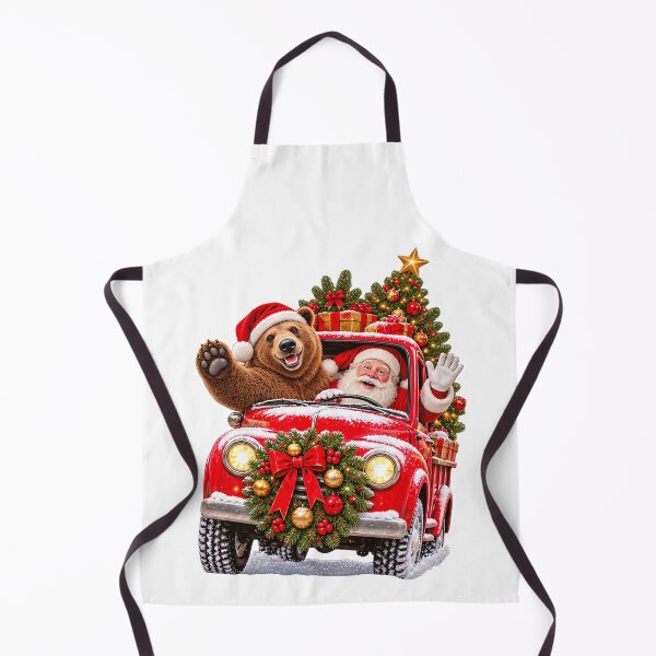 Item preview, Bear Christmas Selfie Funny Santa Red Car Mishap designed and sold by ArtDesignTp.