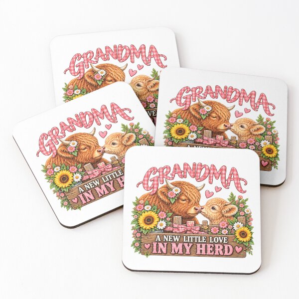 Item preview, Grandma New Little Love In My Herd Highland Cow designed and sold by ArtDesignTp.