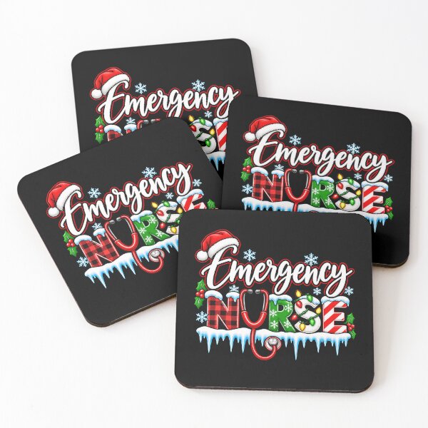 Item preview, Festive Emergency Nurse Christmas Holiday Design designed and sold by rafaeltto.